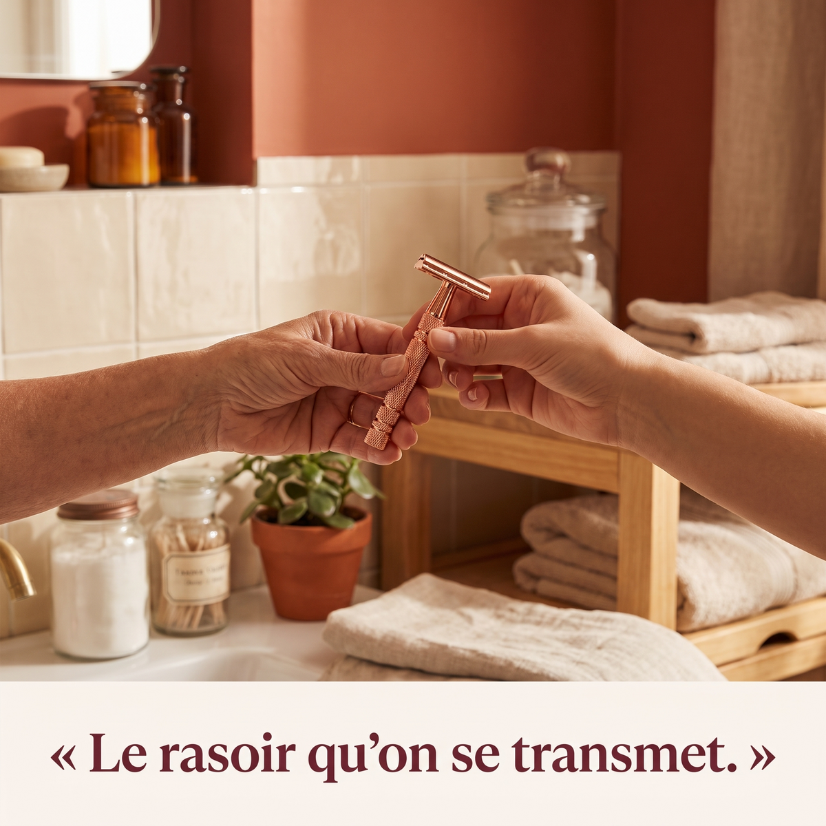 Le rasoir Clarté qu'on se transmet entre proches