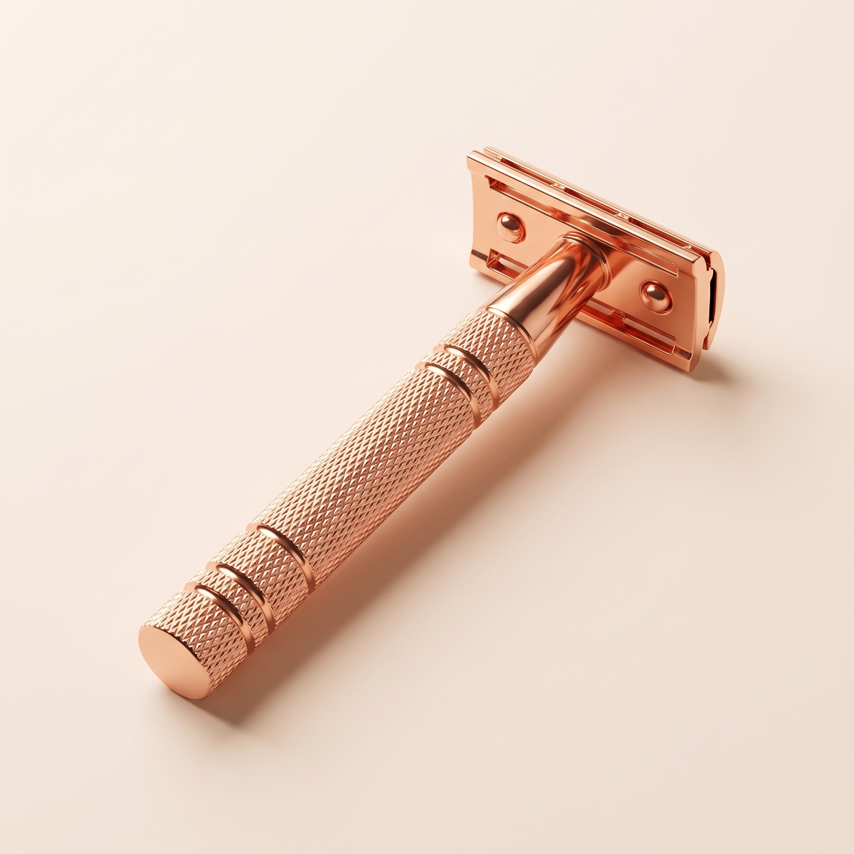 Rasoir de sûreté Clarté rose gold, vue produit seule